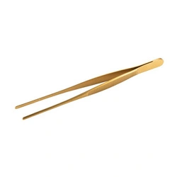 ILSA - Pęseta kuchenna 14 cm Xuno, szczypce, złote