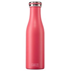 Lurch - butelka termiczna, stalowa, 0,5 l, różowa