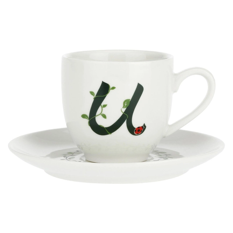 La Porcellana Bianca - filiżanka ze spodkiem 90 ml, Wzór U Solotua