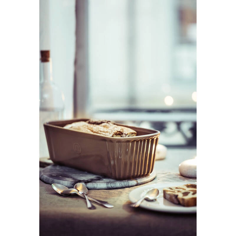 Emile Henry - Keksówka / Forma do pieczenia chleba - 31x13cm - kremowy