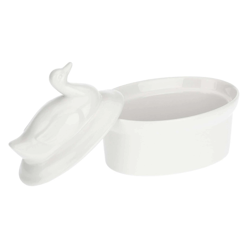 La Porcellana Bianca - naczynie do zapiekania kaczka 10 x 7 cm Terrine