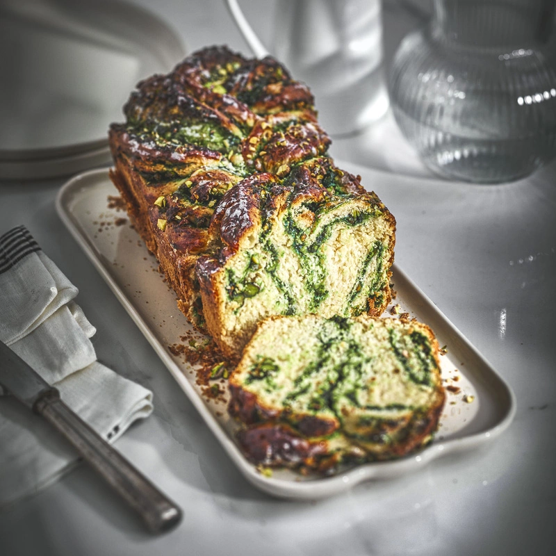 Emile Henry - Prostokątny talerz do serwowania - różany