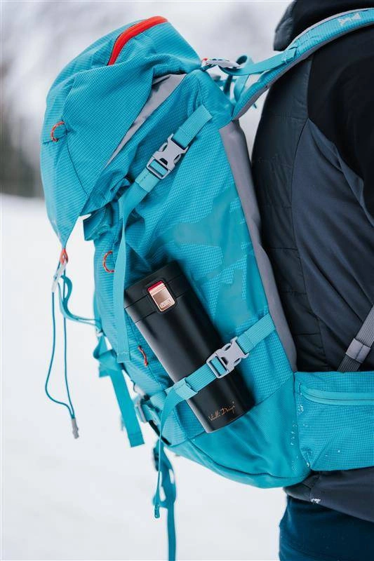 Vialli Design - Kubek termiczny 400ml FUORI czarny Rose Gold