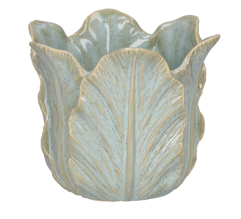 Rituali Domestici - DORDOGNA Osłonka na doniczkę zielona L