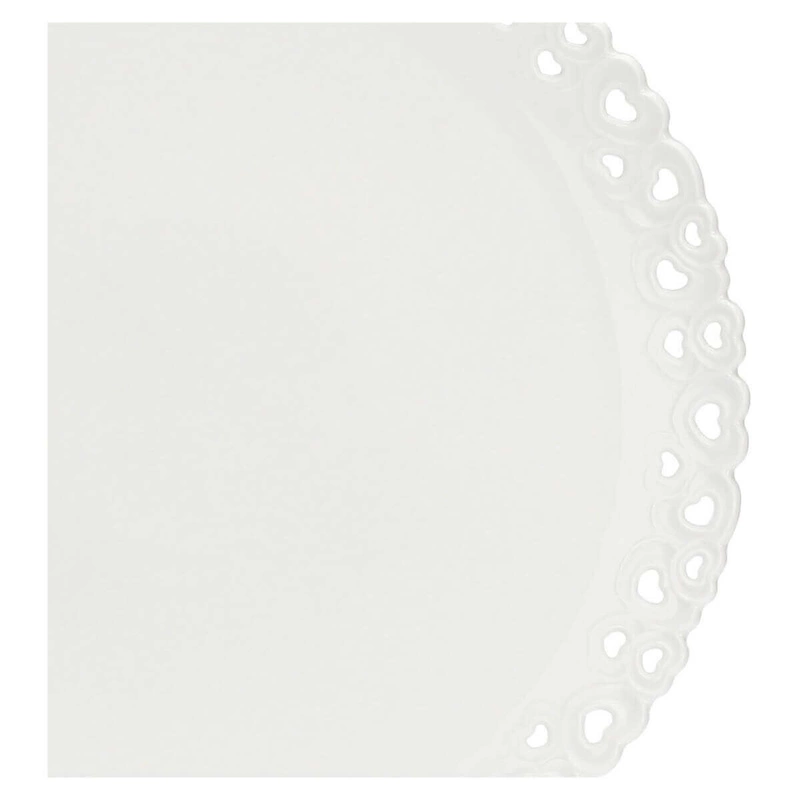 La Porcellana Bianca - zdobiony talerz do ciasta 34 cm Valentino