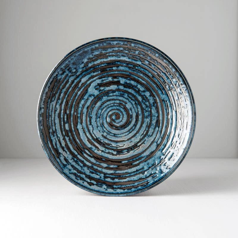 Made in Japan - Talerz okrągły 25 cm Copper Swirl