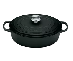 Le Creuset - brytfanna żeliwna emaliowana Signature 27 cm 3,4 l czarna