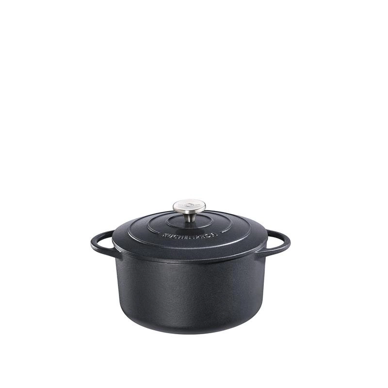 Kuchenprofi - garnek do zapiekania, 3,2 l, śred. 22 cm, czarny Provence