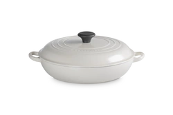 Le Creuset - garnek patelnia Gourmet Signature z fenolowym uchwytem 30 cm 3,5 l cream