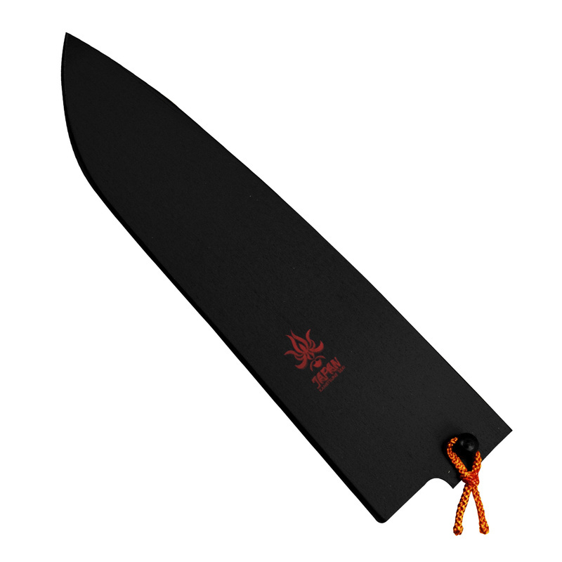 Kanetsune - Drewniana  Saya  ochraniacz na nóż Santoku 18 cm