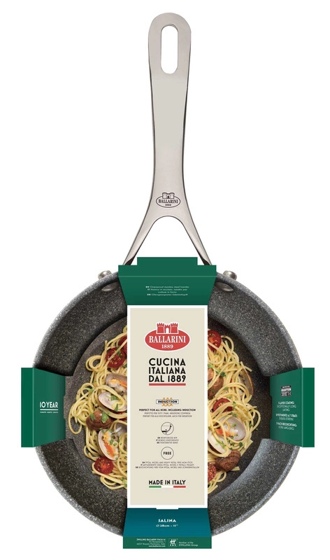 Ballarini - rondelek indukcyjny z 1 uchwytem 2.6 ltr Salina Granitium