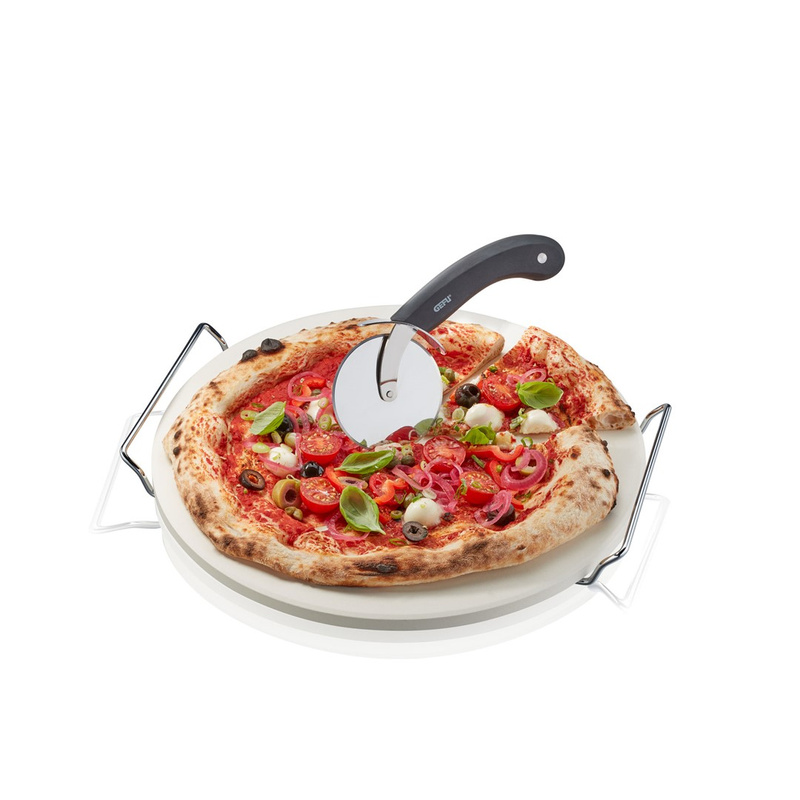 GEFU - kamień do pizzy ze stojakiem okrągły DARIOSO