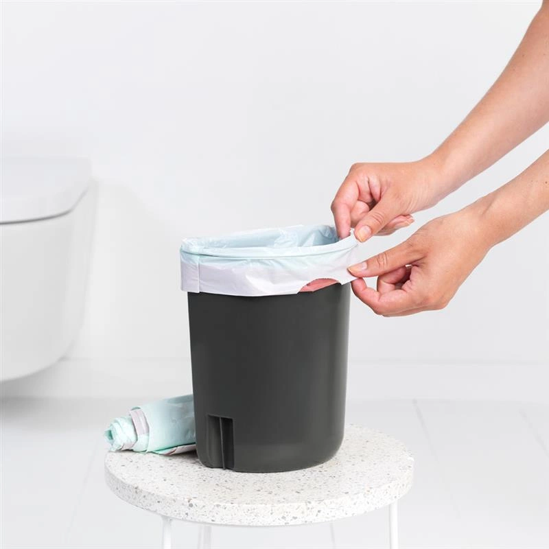 Brabantia - Kosz pedałowy do segregacji New Icon 2 x 2L Platynowy