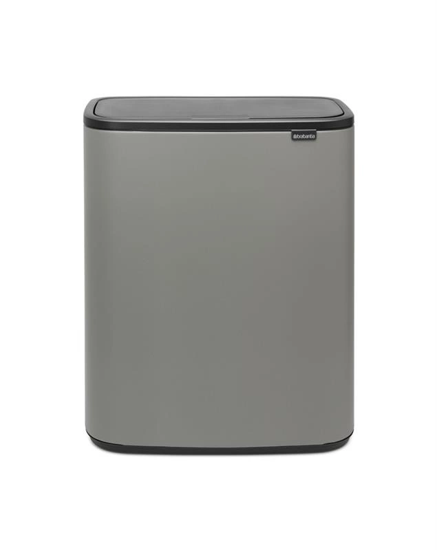 Brabantia - Kosz na śmieci Touch Bin BO 60l mineralny szary