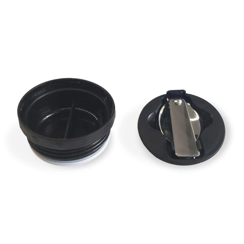 Sagaform - termos obiadowy ze składaną łyżką Mark, stal nierdzewna/miedź, 0,6 l, śred. 9 x 20 cm, złoty To Go