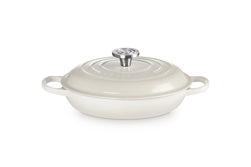 Le Creuset - garnek Gourmet Profesjonalny żeliwny 26 cm 2,2 l meringue