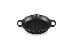 Le Creuset - patelnia żeliwna grillowa 25 cm Czarny Mat