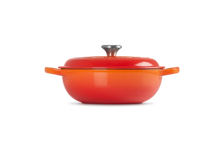 Le Creuset - garnek żeliwny La Marmite płomienny 2,2 l 22 cm