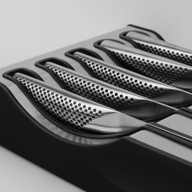 Global - Zestaw 5 noży z bazą Dock Set B