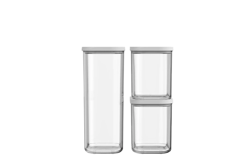 Mepal - Zestaw pojemników Modula 3szt. Biały