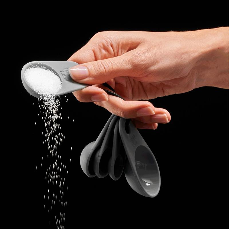 Lurch - zestaw miarek silikonowych, 5 sztuk, szare FlexiForm