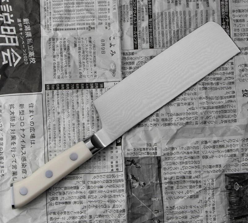 Mcusta Zanmai - Classic Damascus VG-10 Corian Nóż Nakiri 18 cm