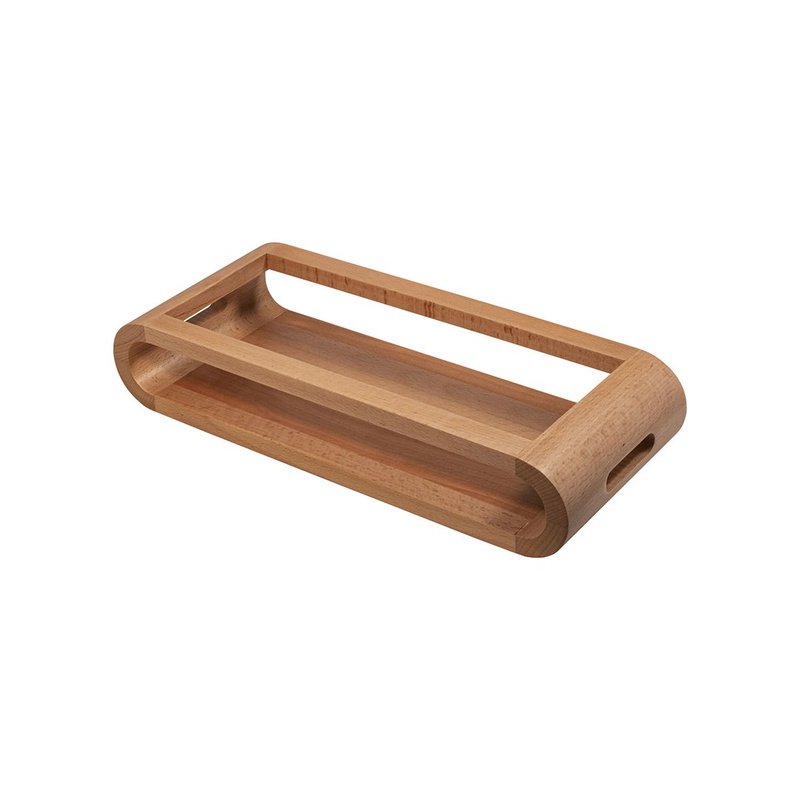 Artelegno - dwustronna taca z drewna bukowego 15 x 37 cm VASD