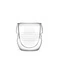 Vialli Design - 2 szklanki do espresso z podwójną ścianką 70ml Sferico