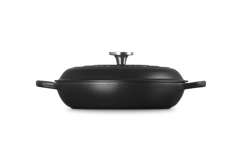 Le Creuset - garnek Gourmet Profesjonalny żeliwny 30 cm 3,5 l czarny