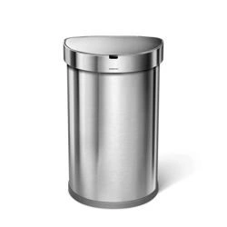 simplehuman - Kosz na śmieci 45L SENSOR LINER POCKET półokrągły