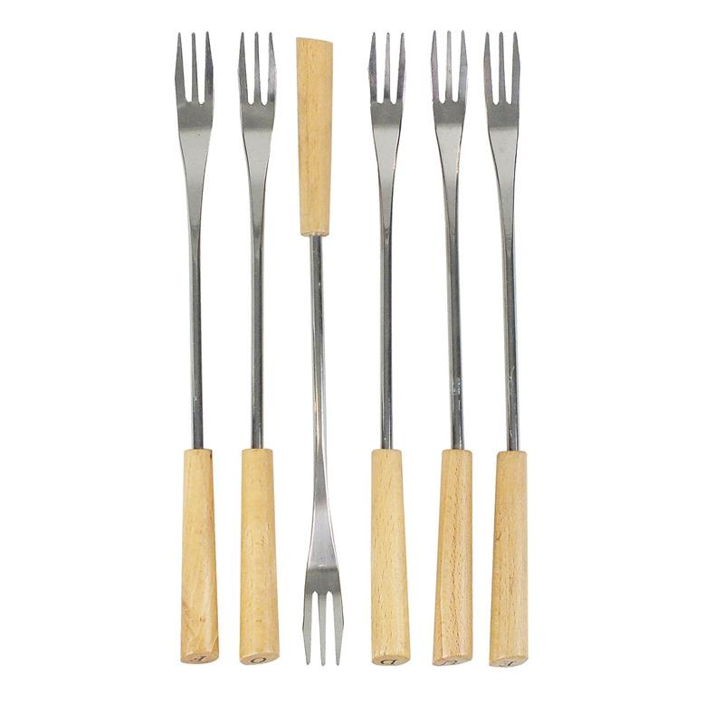 Kela - zestaw do fondue serowego, śred. 22,5 x 19 cm Natura