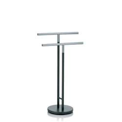 Kela - Wieszak podwójny na ręczniki antracyt Sinerio