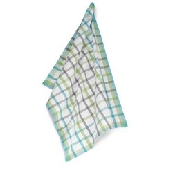 Kela - bawełniana ścierka kuchenna, 70x50 cm, pastelowa krata Karo