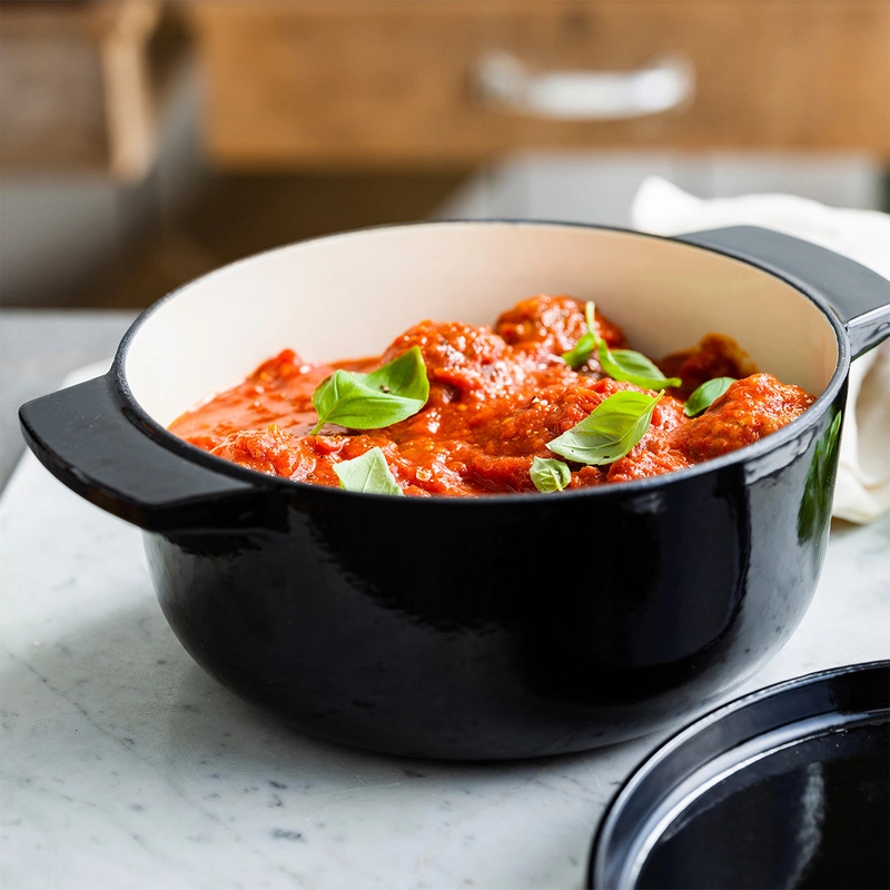 KitchenAid - garnek żeliwny 3,3L Onyx Black