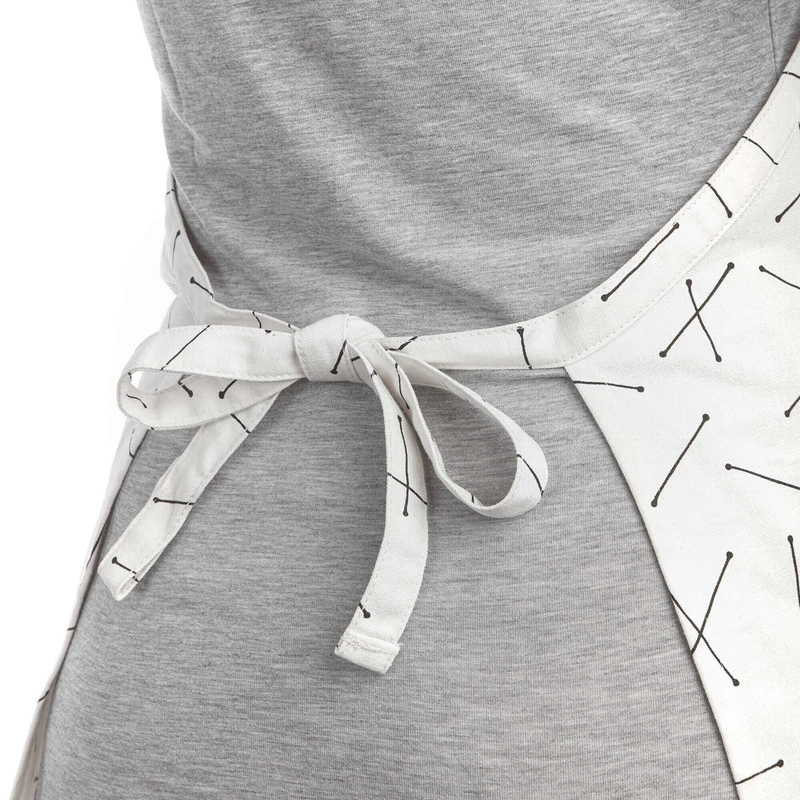 RAYEN - Biały fartuch kuchenny