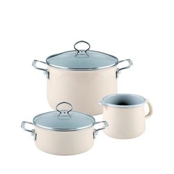 Riess - Zestaw garnków 3cz. Avorio