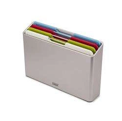 Joseph Joseph - Zestaw 4 desek do krojenia M, srebrny, Folio