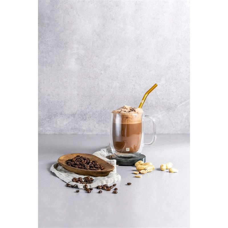 Zwilling - zestaw 4 słomek zakrzywionych kolorowe Sorrento