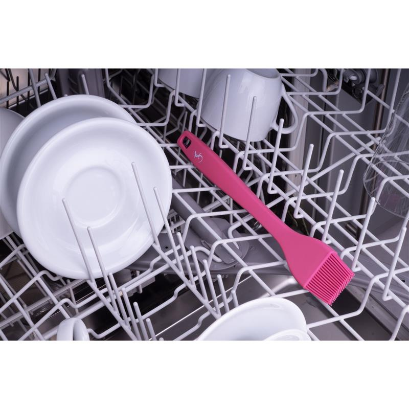 Lurch - pędzel do marynaty, silikon, 25,5 cm, różowa Smart Tools
