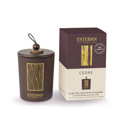 Esteban - Świeca zapachowa dekoracyjna 180g Cedre