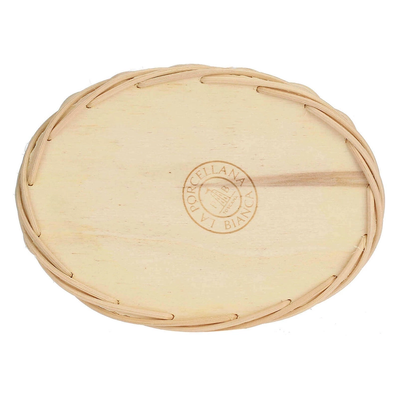 La Porcellana Bianca - wiklinowy kosz na naczynie do zapiekania królik 16 x 11 cm Midollino