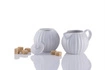 PK - Zestaw cukiernica + mlecznik biały Luxe