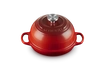 Le Creuset - garnek żeliwny do pieczenia chleba wiśniowy