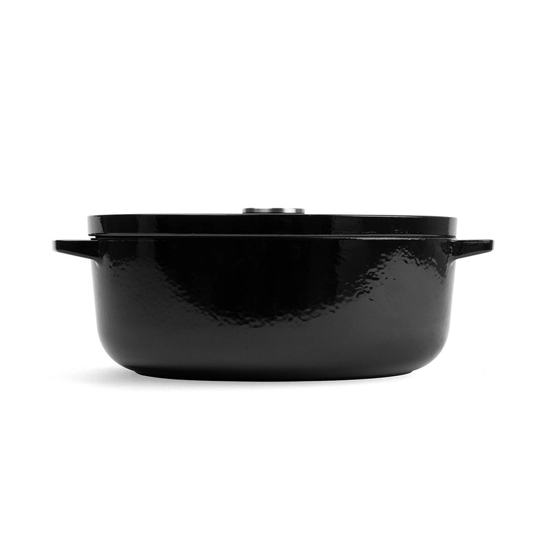 KitchenAid - garnek żeliwny owalny 5,6L Onyx Black