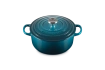 Le Creuset - garnek żeliwny Signature 20 cm 2,4 l deep teal
