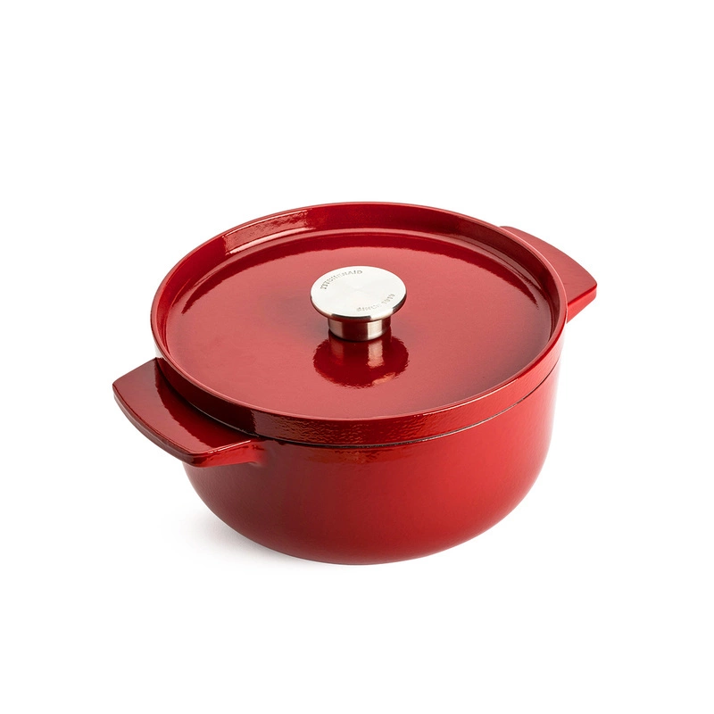 KitchenAid - garnek żeliwny 22 cm 3,3L Empire Red
