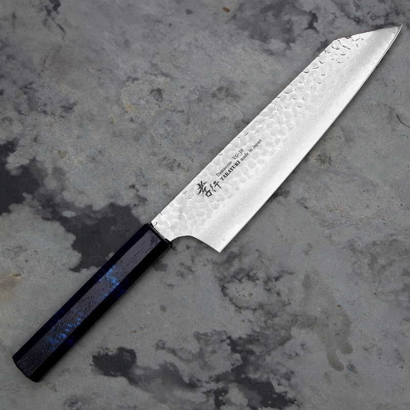 Sakai Takayuki - Nanairo VG-10 Blue Nóż Kengata 19 cm