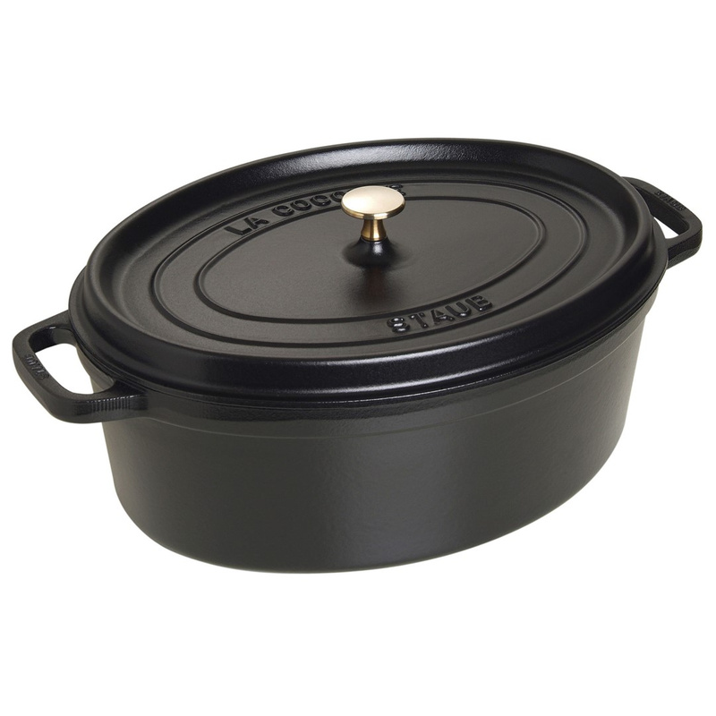 Staub - brytfanna  żeliwna czarna 8,0 l 37 cm