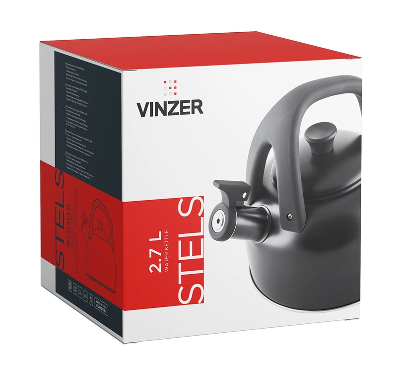 Vinzer - czajnik stalowy Stels 2.7 l