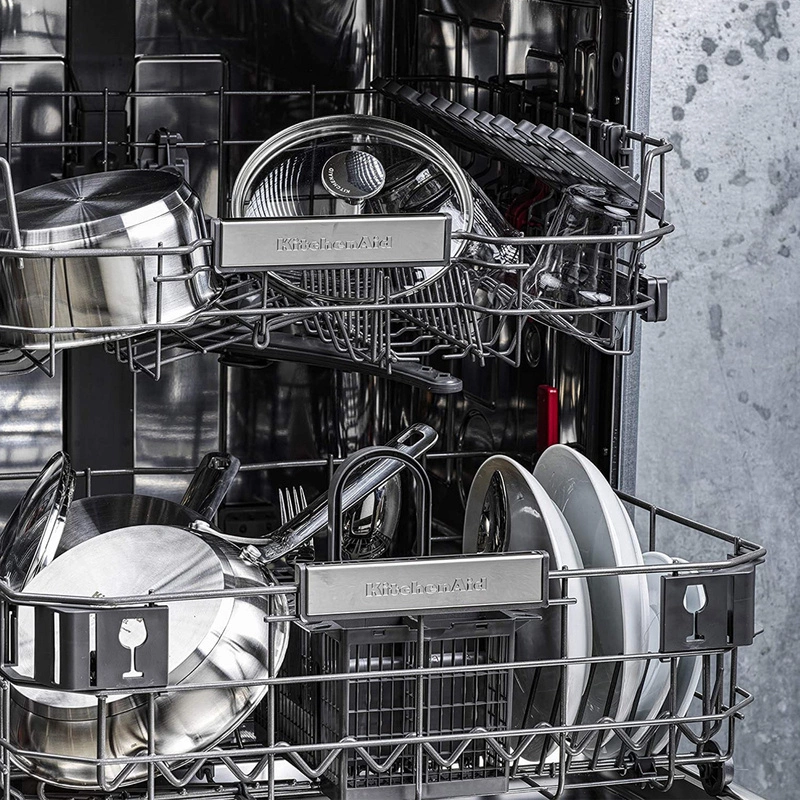 KitchenAid - Zestaw garnków stalowych - 5 elementów